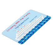 クルーズパーソナライズされたシップテーマドアマーカー マグネット (左側)