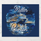 クルーズパーソナライズされたシップ懇親会 ビールラベル (シングルラベル)