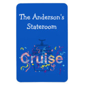 クルーズパーソナライズされたステートルーム磁石 マグネット (縦)