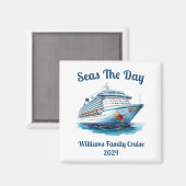 クルーズパーソナライズされたデザイン – 個人またはグループ マグネット (正面/裏面)