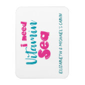 クルーズパーソナライズされたドアはビタミン海マーカーが必要 マグネット (縦)