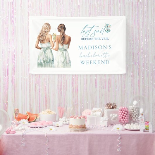 クルーズパーソナライズされたバチェロレッテ 横断幕 (パーティー)