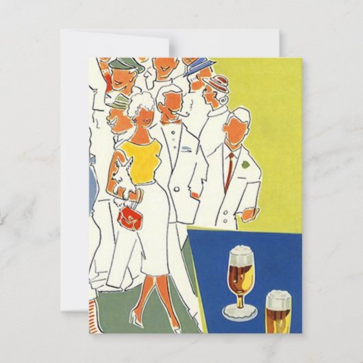 クルーズパーティー招待状 家族でのバケーション！ 招待状 (正面)