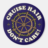 クルーズヘアドント気におもしろいクルージングキャビンドア マグネット (正面)