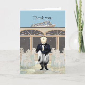 クルーズヘッドウェイターありがとう サンキューカード