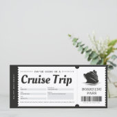 クルーズボーディングパスバケーションチケットギフトバウチャー (スタンド正面)