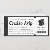 クルーズボーディングパスバケーションチケットギフトバウチャー (正面)