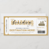 クルーズボーディングパスバケーションチケットギフトバウチャー (正面)