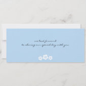 クルーズボーディングパス結婚式招待状 招待状 (裏面)