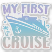クルーズマイファーストクルーズ2025ファミリーバケーションクルーズ シール (正面)