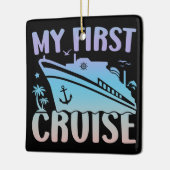 クルーズマイファーストクルーズ2025ファミリーバケーションクルーズ セラミックオーナメント (左)