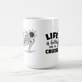 クルーズマグの方が人生は楽だ コーヒーマグカップ (中央)