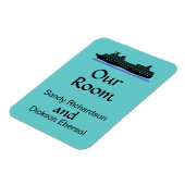 クルーズマグネットクルーズ船カスタマイズ可能な客室ID マグネット (左側)