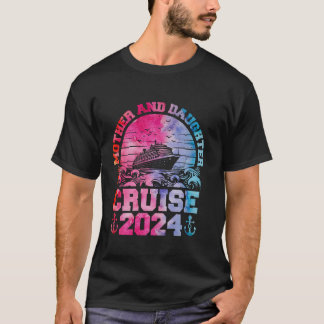 クルーズマザードータートリップ2024おもしろいマムドーター Tシャツ