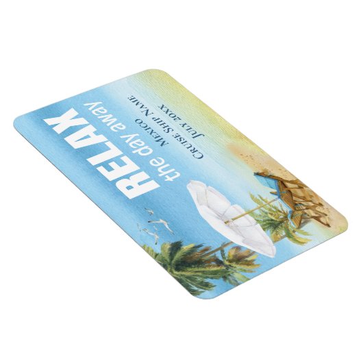 クルーズメキシコキャビンステートルームドアマーカーマグネット マグネット (右側)