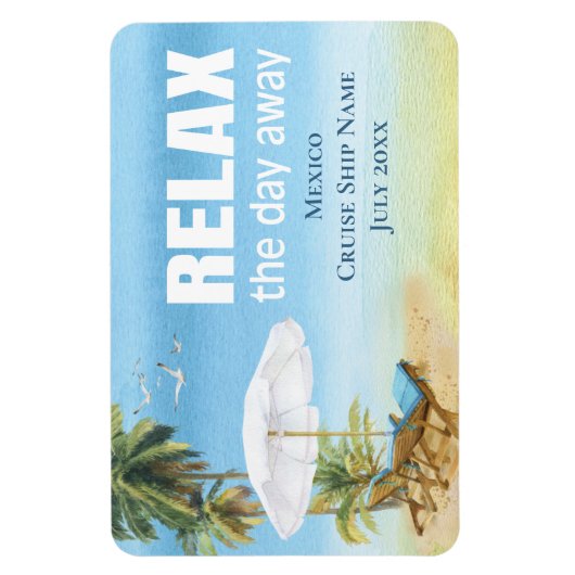 クルーズメキシコキャビンステートルームドアマーカーマグネット マグネット (縦)