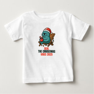 クルーズメリーの雰囲気を封じ込め 2025 ベビーTシャツ
