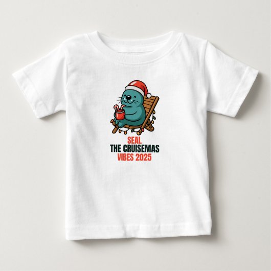 クルーズメリーの雰囲気を封じ込め 2025 ベビーTシャツ (正面)