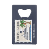 クルーズモードオパーソナライズされたン クレジットカード栓抜き (正面)