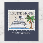 クルーズモードオパーソナライズされたン ワインラベル (シングルラベル)