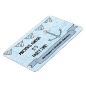 クルーズライフいかりキャビンステートルームドアマーカー マグネット (左側)