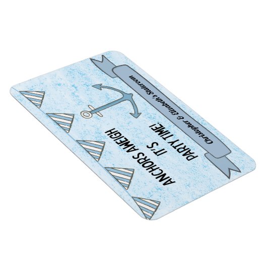 クルーズライフいかりキャビンステートルームドアマーカー マグネット (右側)