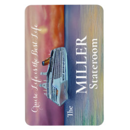 クルーズライフはライフ最高のステートルームのドアマグネット マグネット