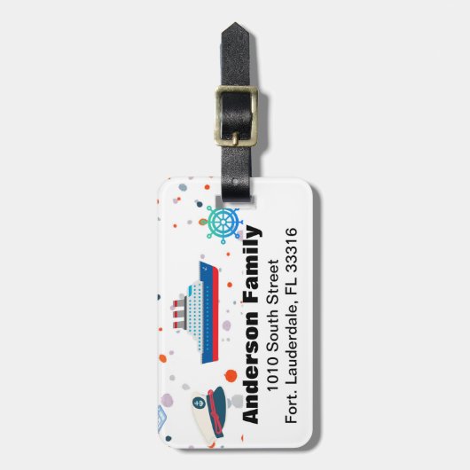 クルーズラゲッジタグ ラゲッジタグ (正面縦)