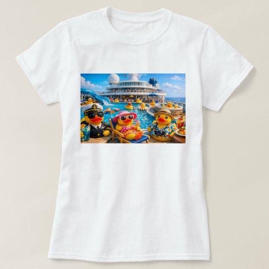 クルーズラバーダック - ダックを見つけた! Tシャツ (デザイン正面)