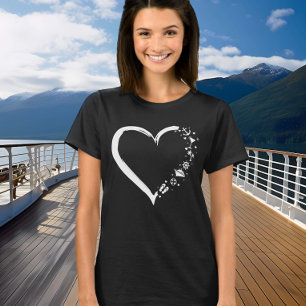 クルーズラバーハートクルージング乗船Tシャツ Tシャツ