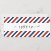 クルーズ乗船券 バケーション チケット ギフト クーポン 招待状 (裏面)