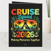 クルーズ仲間 2026 夏休み カード (裏面)