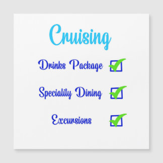 クルーズ休暇チェックリスト