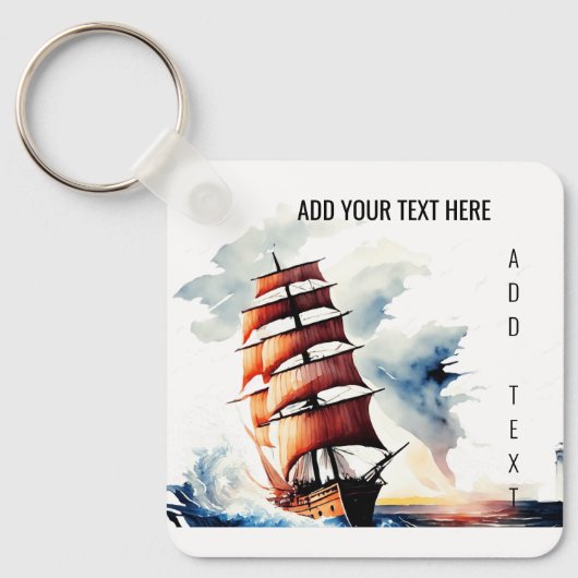 クルーズ会社 / 個人 キーホルダー (正面)