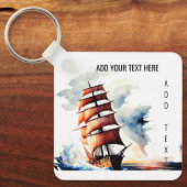 クルーズ会社 / 個人 キーホルダー (正面)