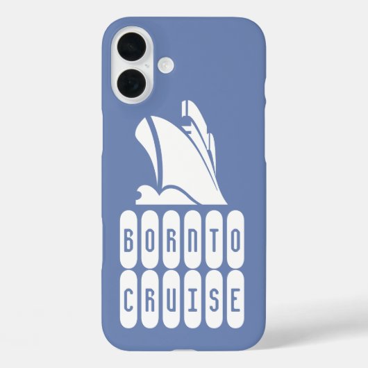 クルーズ好きのためのケース Born To Cruise. Case-Mate iPhoneケース (裏面)