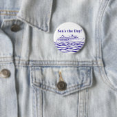 クルーズ恋人の海の日は、人生のデッキで良い 缶バッジ (インサイチュ)