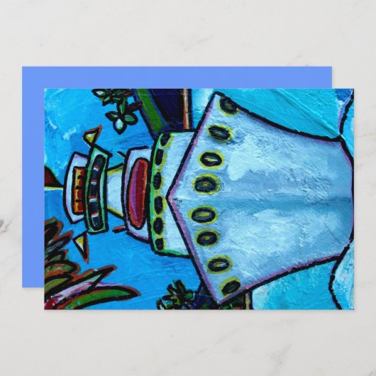 クルーズ招待状 招待状 (正面/裏面)