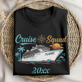 クルーズ旅行団体の名前入りカスタムグッズ Tシャツ