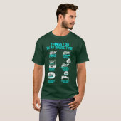 クルーズ旅行者クルーズ船の乗客もの Tシャツ (正面フル)