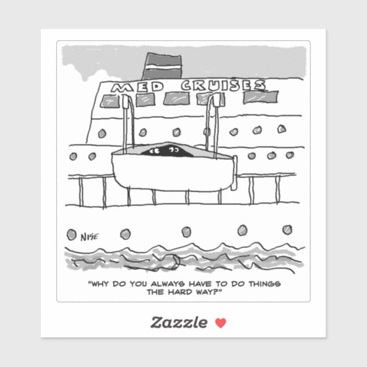 クルーズ漫画の上にストワウエイ。 シール (シート)