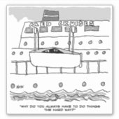 クルーズ漫画の上にストワウエイ。 シール (正面)