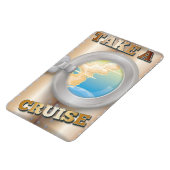 クルーズ漫画の旅行ポスターを取る マグネット (左側)