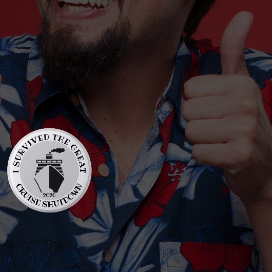 クルーズ生き延びシャットダウン 缶バッジ