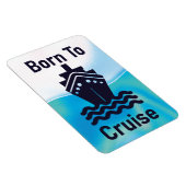 クルーズ生まれキャビンのステートルームのドアマーカーブルー マグネット (右側)