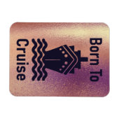 クルーズ生まれバラ金ゴールド車室ドアマーカーマグネット マグネット (横)