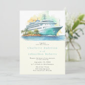 クルーズ結婚ウォーターの色 招待状 (スタンド正面)