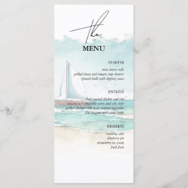 クルーズ結婚ズの食べ物と飲み物2 in 1メニュー メニュー