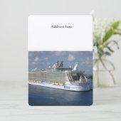 クルーズ結婚式招待状 招待状 (スタンド正面)