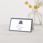 クルーズ航海のボー結婚ト プレイスカード (正面)